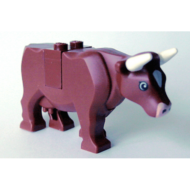 Cow White Long Horn X10 Parts Pieces Lego New Bulk Lot Animal